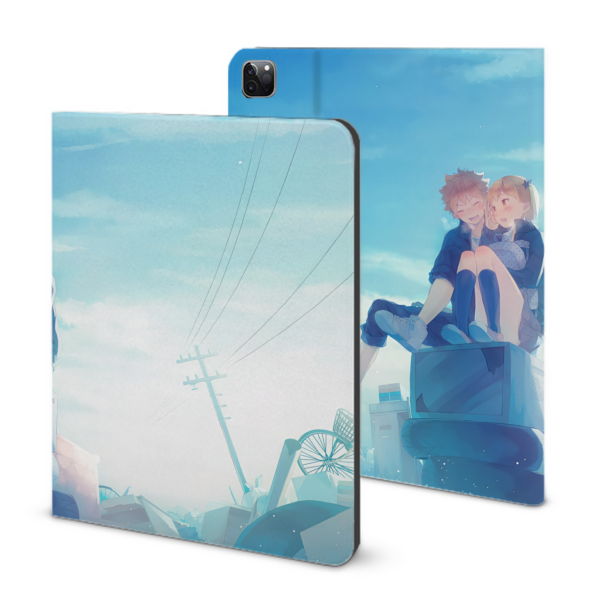 （画像用） ハイキュー!! Haikyu!! IPad ケース ブック型 PUレザー TPU 耐衝撃 軽量 薄型 ペン収納なし 全面保護 IPad 各モデル対応